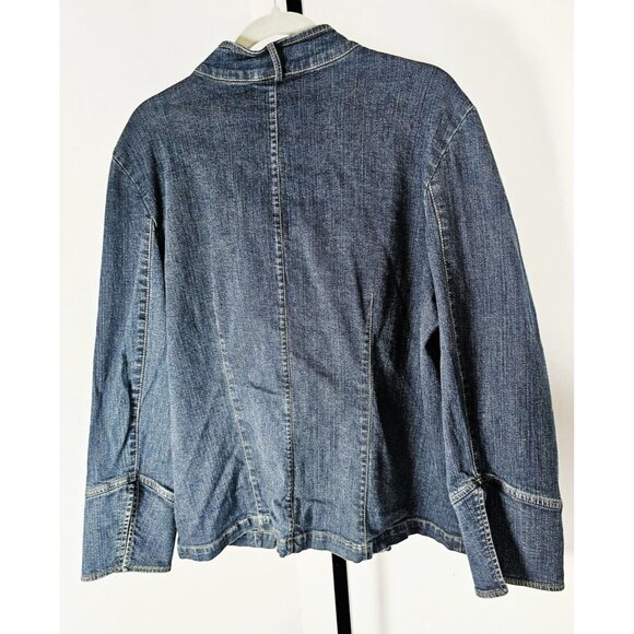 International Concets Plus Blue Denim Blazer - SZ 2X - Picture 2 of 8